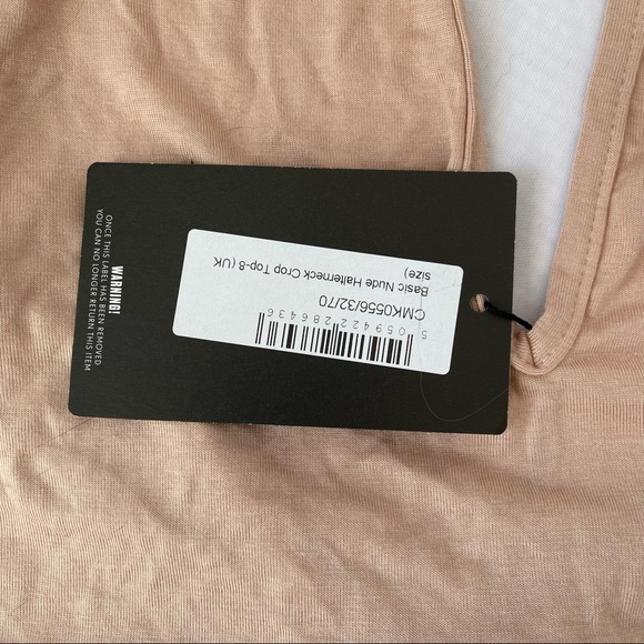 Basic Nude Halterneck - Picture 4 of 4